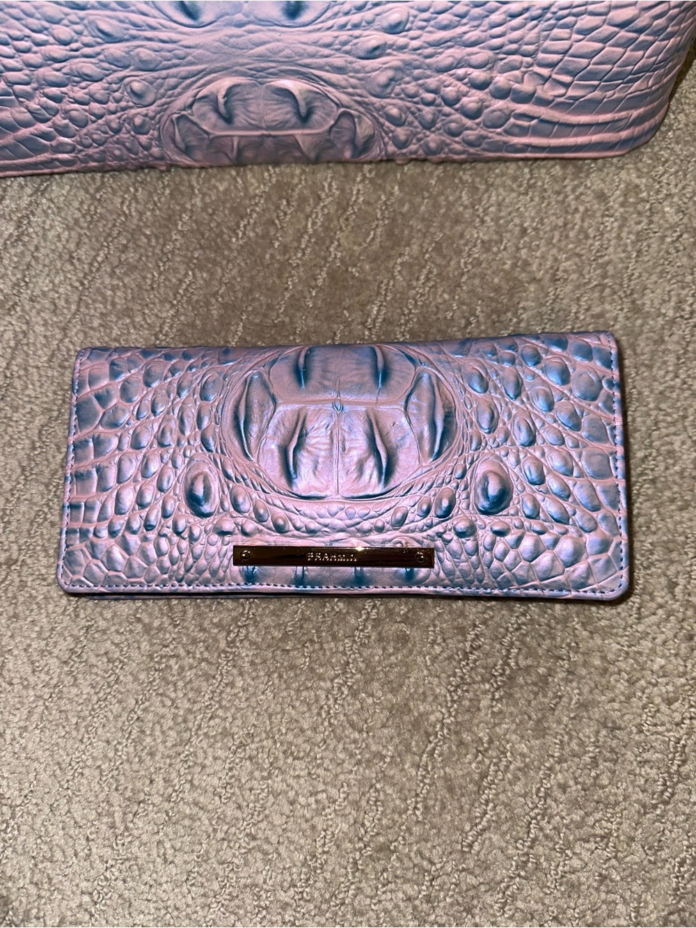 🪻Brahmin Large Duxbury and Ady Wallet in Frosted Lilac 🪻 - Picture 9 of 11